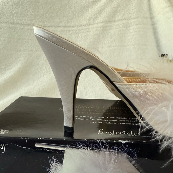 NWOT Vintage ✨Fredericks of Hollywood✨Marabou Slippers Size 6 - Picture 9 of 12
